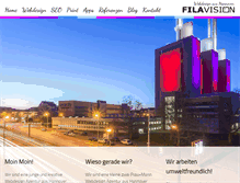 Tablet Screenshot of filavision.de